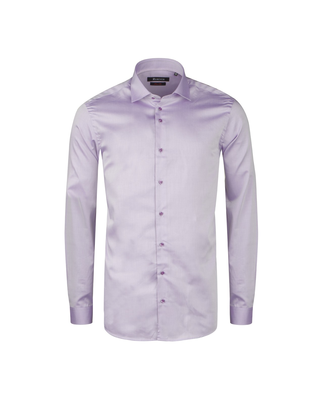 Chemise lilas cintrée: manches extra-longues 72cm