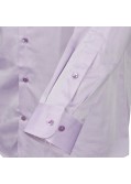 Chemise lilas cintrée: manches extra-longues 72cm