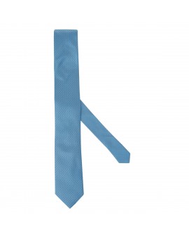 Cravate soie extra-longue 160 cm bleu ciel