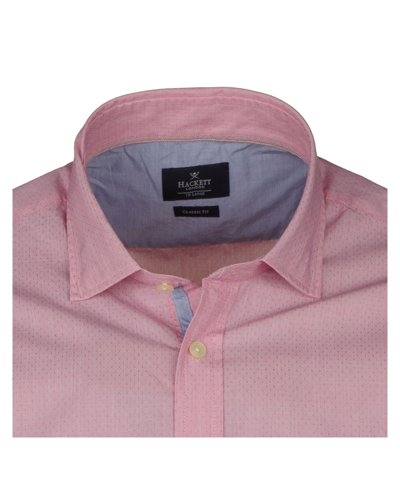 Chemise fantaisie rose: grande taille du 0XL au 4XL