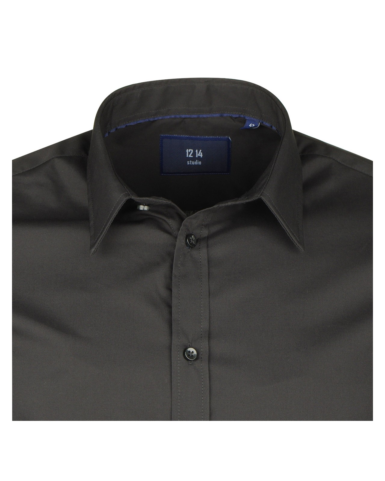 Chemise noir cintrée: manches extra-longues 72cm