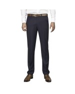 Pantalon de costume bleu à pois  pour homme grand : du 44 au 52/54