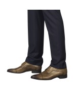 Pantalon de costume bleu à pois  pour homme grand : du 44 au 52/54