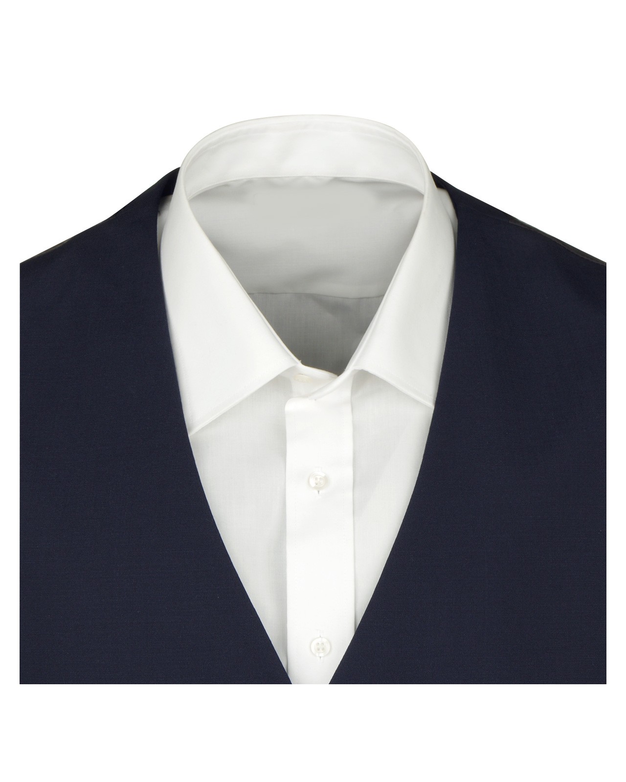 Gilet de cérémonie bleu : grande taille jusqu'au 64