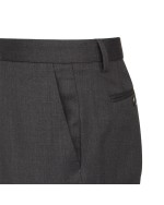 Pantalon flanelle gris foncé: grande taille jusqu'au 62FR (49US)