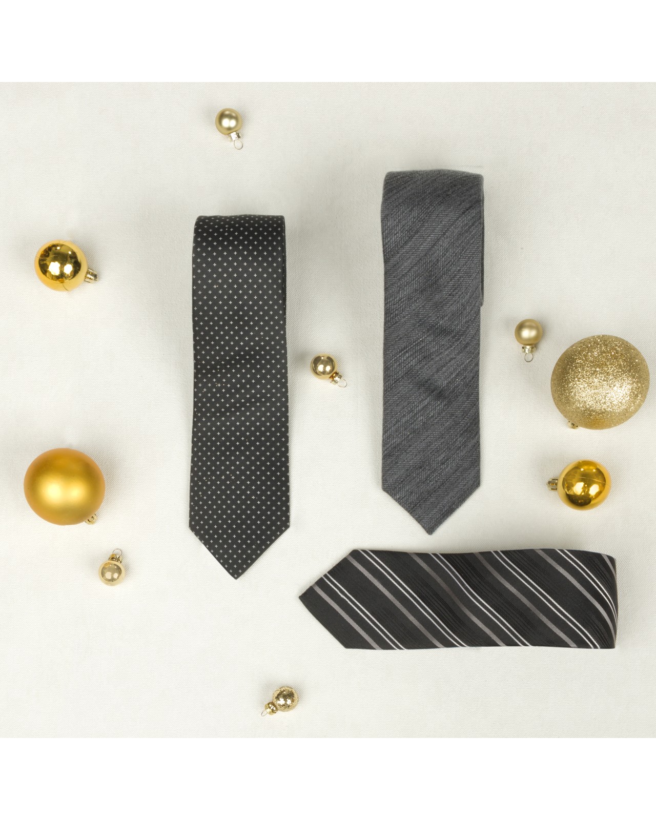 Cravate en laine et en soie extra-longue 160 cm anthracite