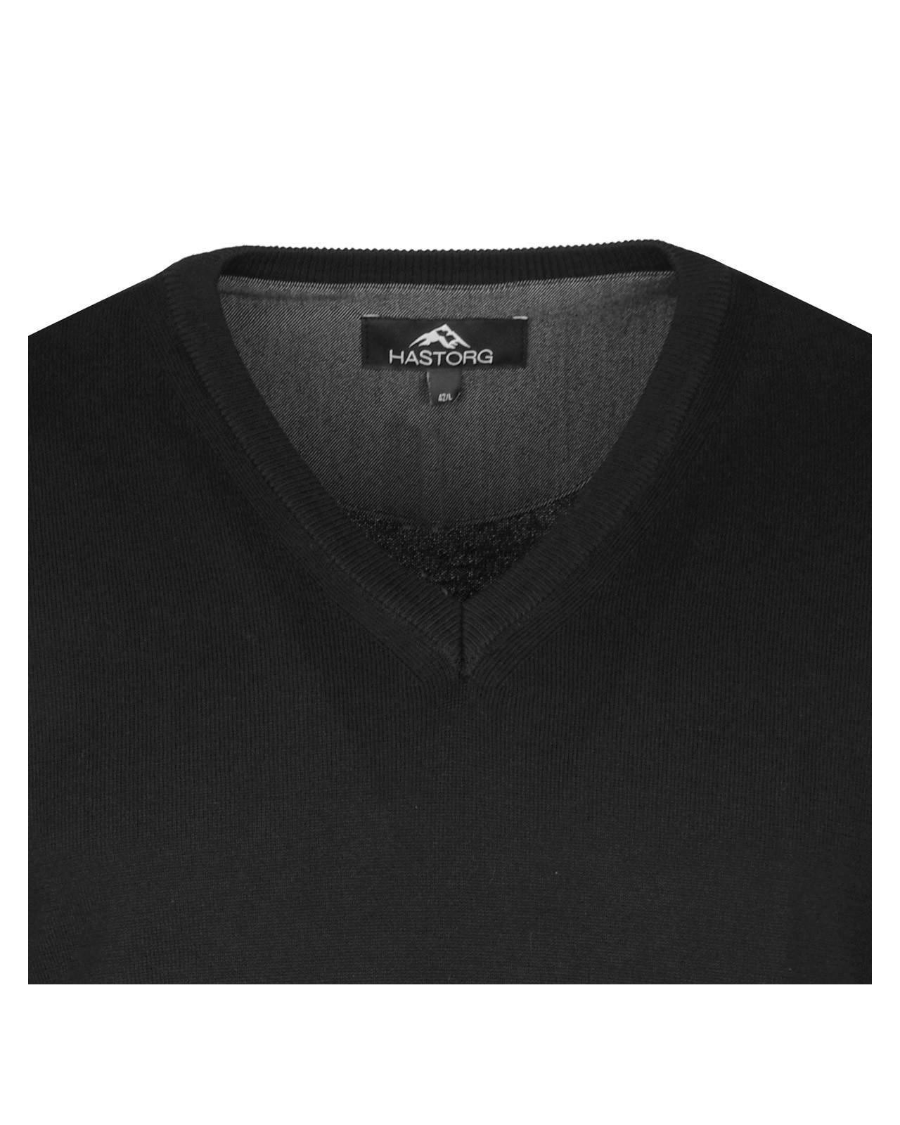 Pull col V noir pour Homme Grand : du M au 2XL