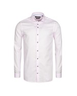 Chemise Non iron rose cintrée: manches extra-longues 72cm