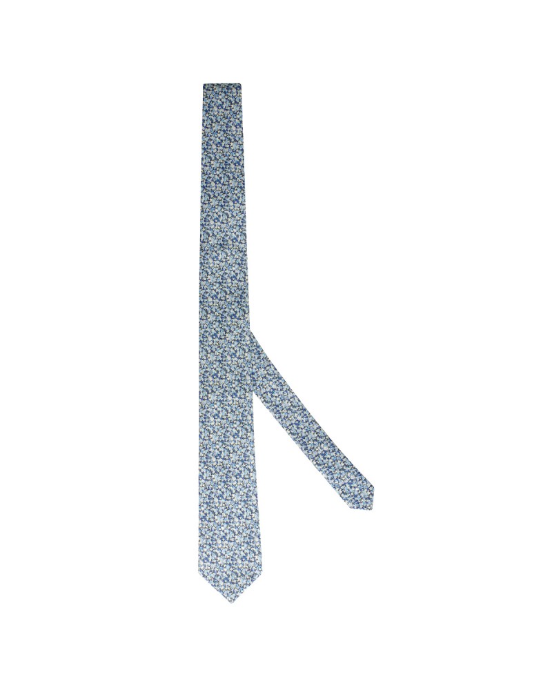 Cravate extra-longue 160 cm liberty bleu