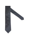 Cravate soie extra-longue 160 cm anthracite