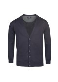 Gilet cardigan bleu marine pour Homme Grand : du M au 2XL