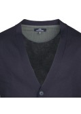 Gilet cardigan bleu marine pour Homme Grand : du M au 2XL