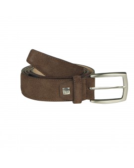 Ceinture cuir suédé - marron