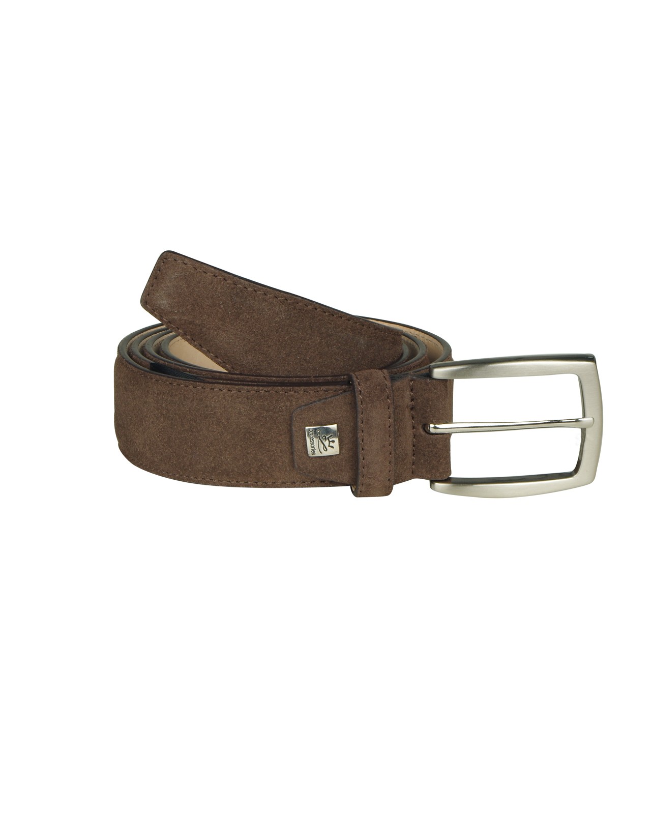 Ceinture cuir suédé - marron