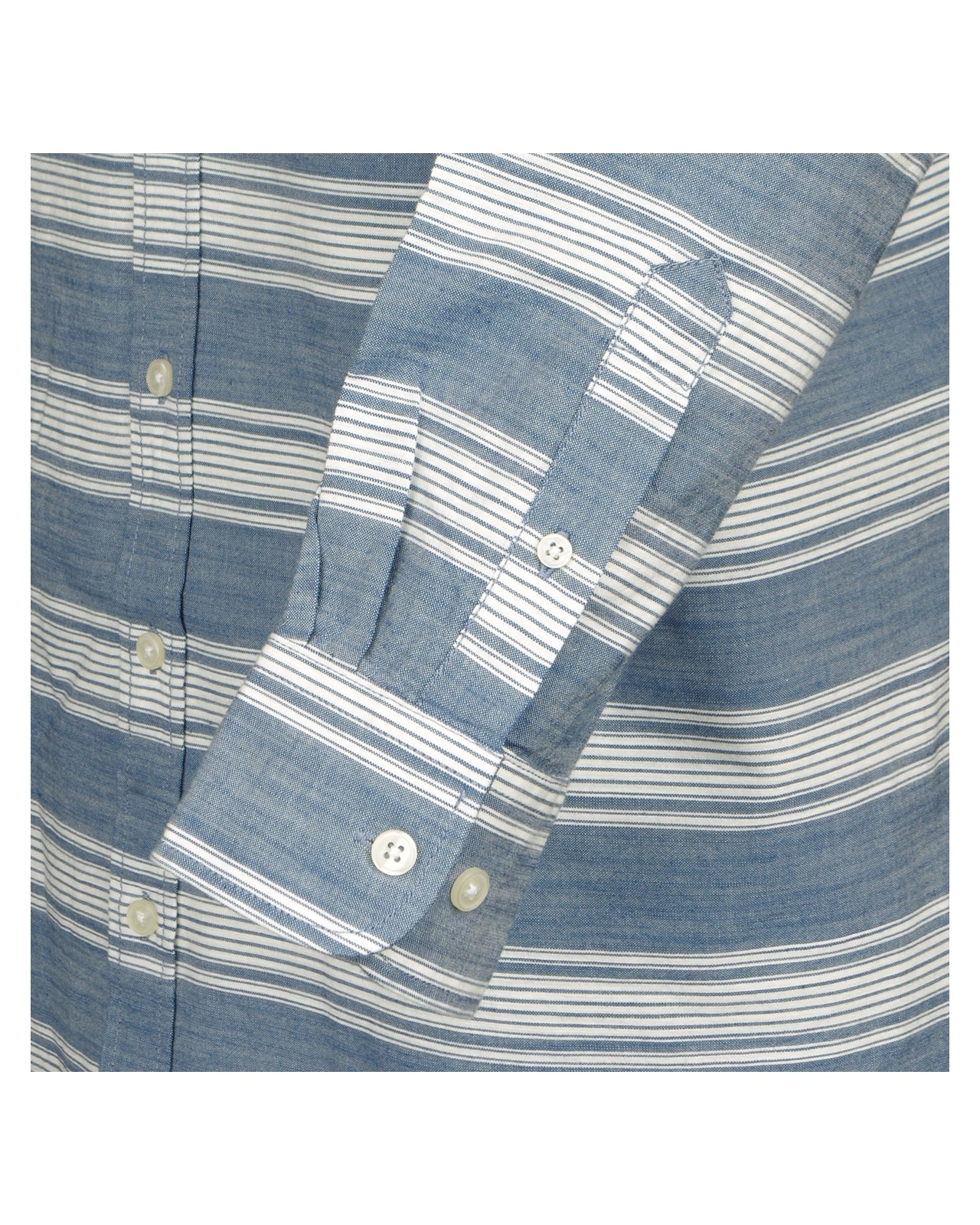 Chemise à rayures bleu: grande taille du 44 (XL) au 52 (5XL)