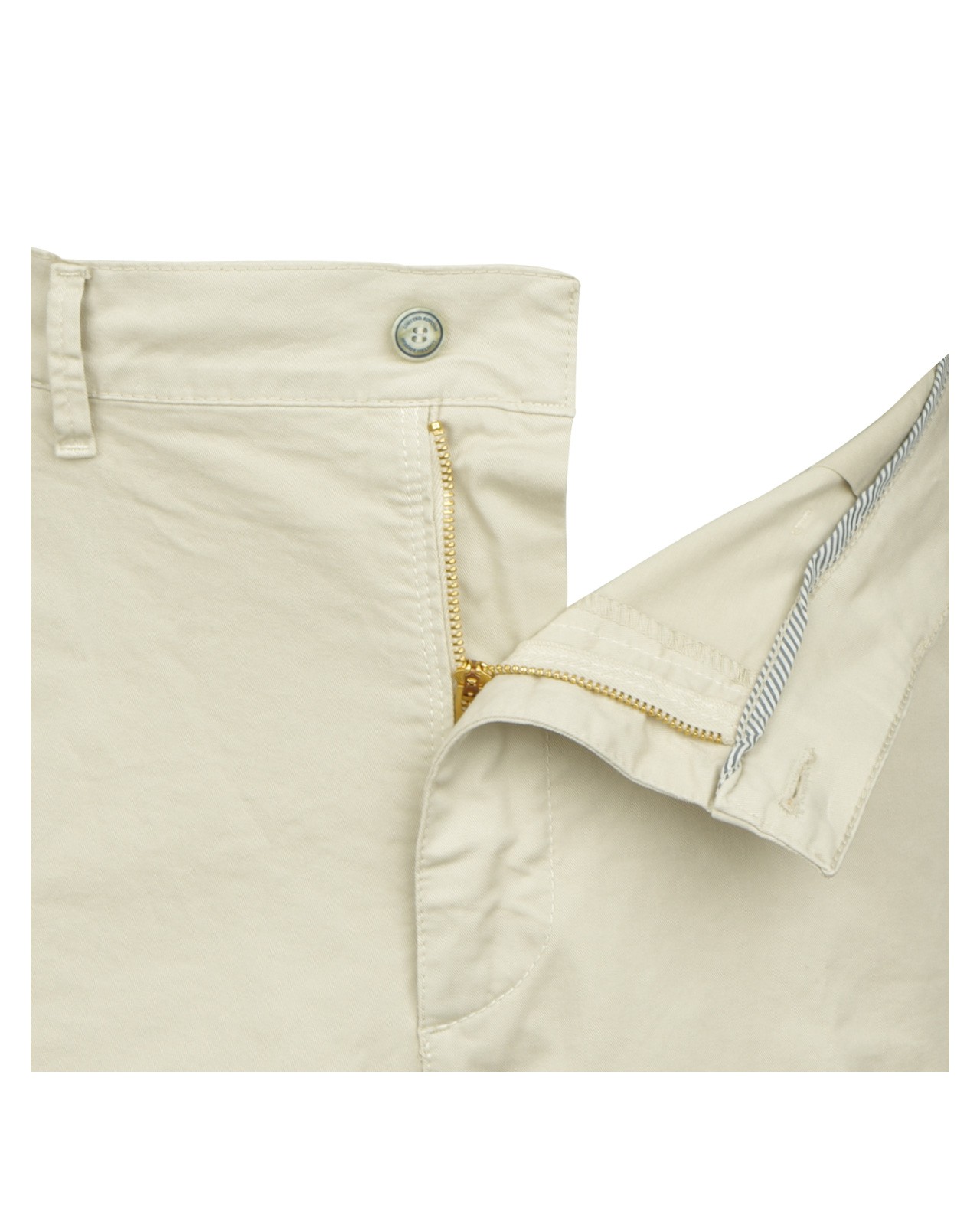 Short avec ceinture beige: grande taille jusqu'au 64FR (50US)