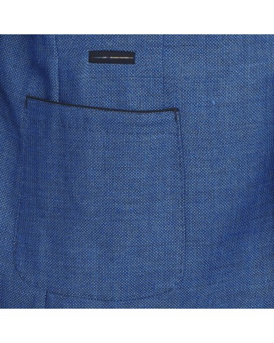 Veste en lin bleu roi pour Homme Grand : du 54 au 60