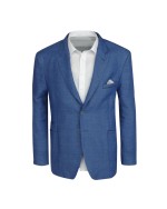 Veste en lin bleu roi pour Homme Grand : du 54 au 60