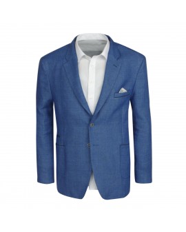 Veste en lin bleu roi pour Homme Grand : du 54 au 60