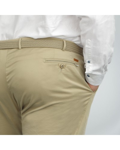 Pantalon chino beige: grande taille jusqu'au 66FR (52US)