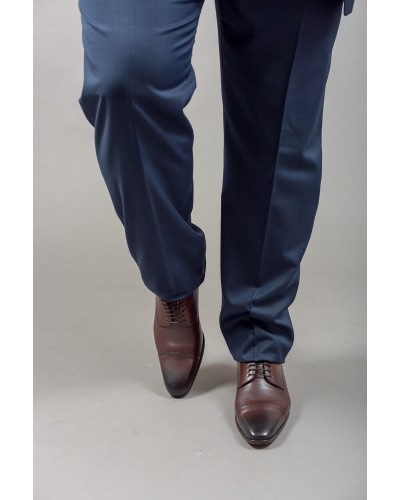Pantalon de costume Reda bleu: grande taille du 52 au 70
