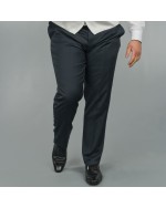 Pantalon de costume Reda bleu marine: grande taille du 52 au 66