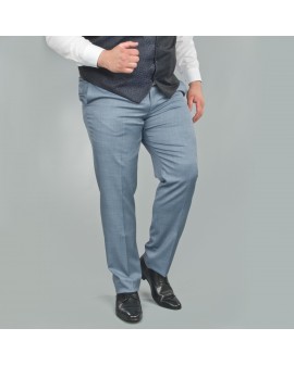 Skopes Costume grande taille homme bleu roi : veste et pantalon