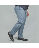 Pantalon de costume Reda bleu clair : grande taille du 52 au 64