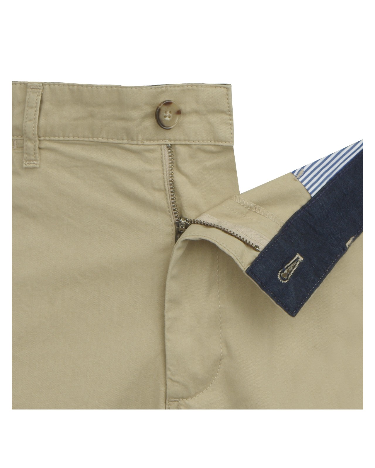 Short chino beige: grande taille jusqu'au 60/62FR (48US)