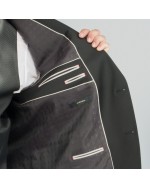 Veste de costume Reda noir : grande taille du 58 au 64