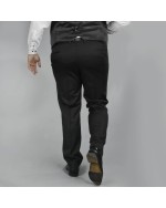 Pantalon de costume Reda noir : grande taille du 52 au 64