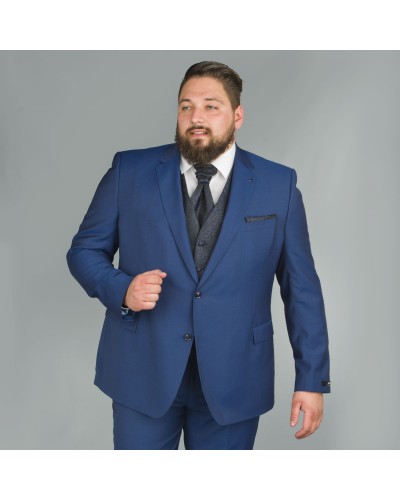 Veste de costume Marzotto marine: grande taille du 58 au 64