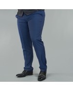 Pantalon de costume Marzotto marine : grande taille du 52 au 64