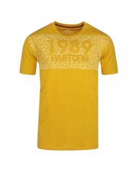 Tee-shirt imprimé moutarde: grande taille du 2XL au 6XL