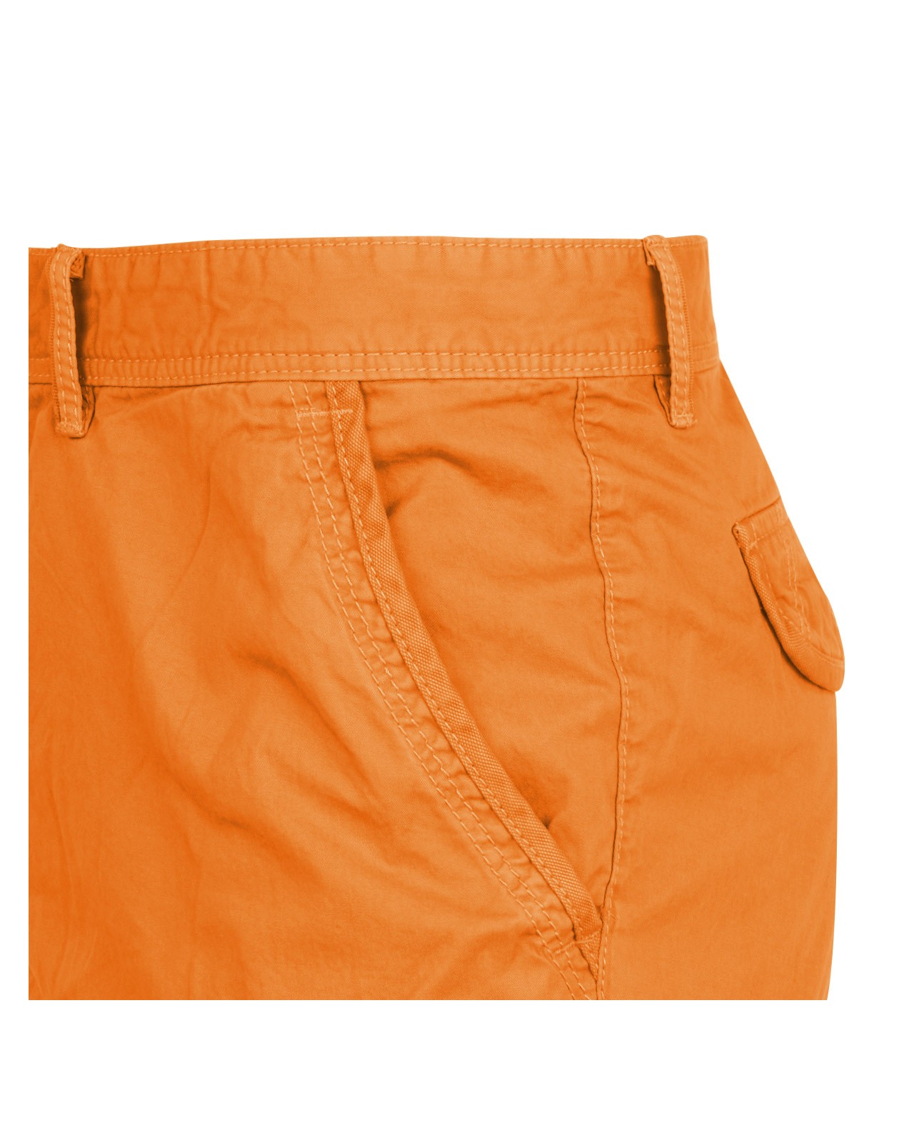 Short cargo orange: grande taille jusqu'au 64FR (50US)