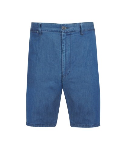 Short avec ceinture bleu indigo: grande taille jusqu'au 64FR (50US)