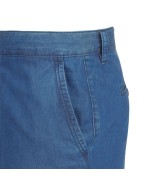 Short avec ceinture bleu indigo: grande taille jusqu'au 64FR (50US)