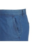 Short avec ceinture bleu indigo: grande taille jusqu'au 64FR (50US)