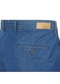 Short avec ceinture bleu indigo: grande taille jusqu'au 64FR (50US)