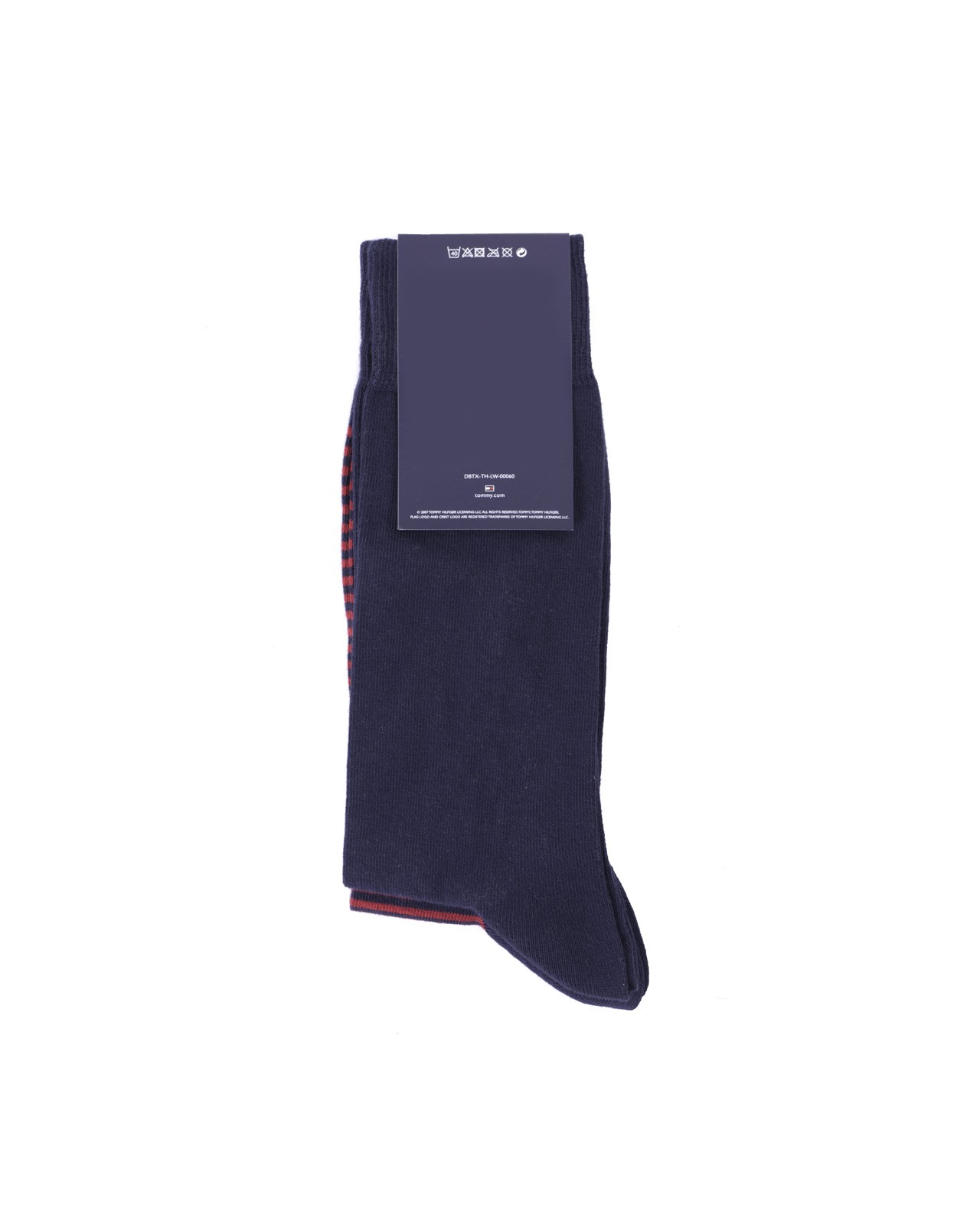 Lot de 2 chaussettes Tommy Hilfiger rouge en coton