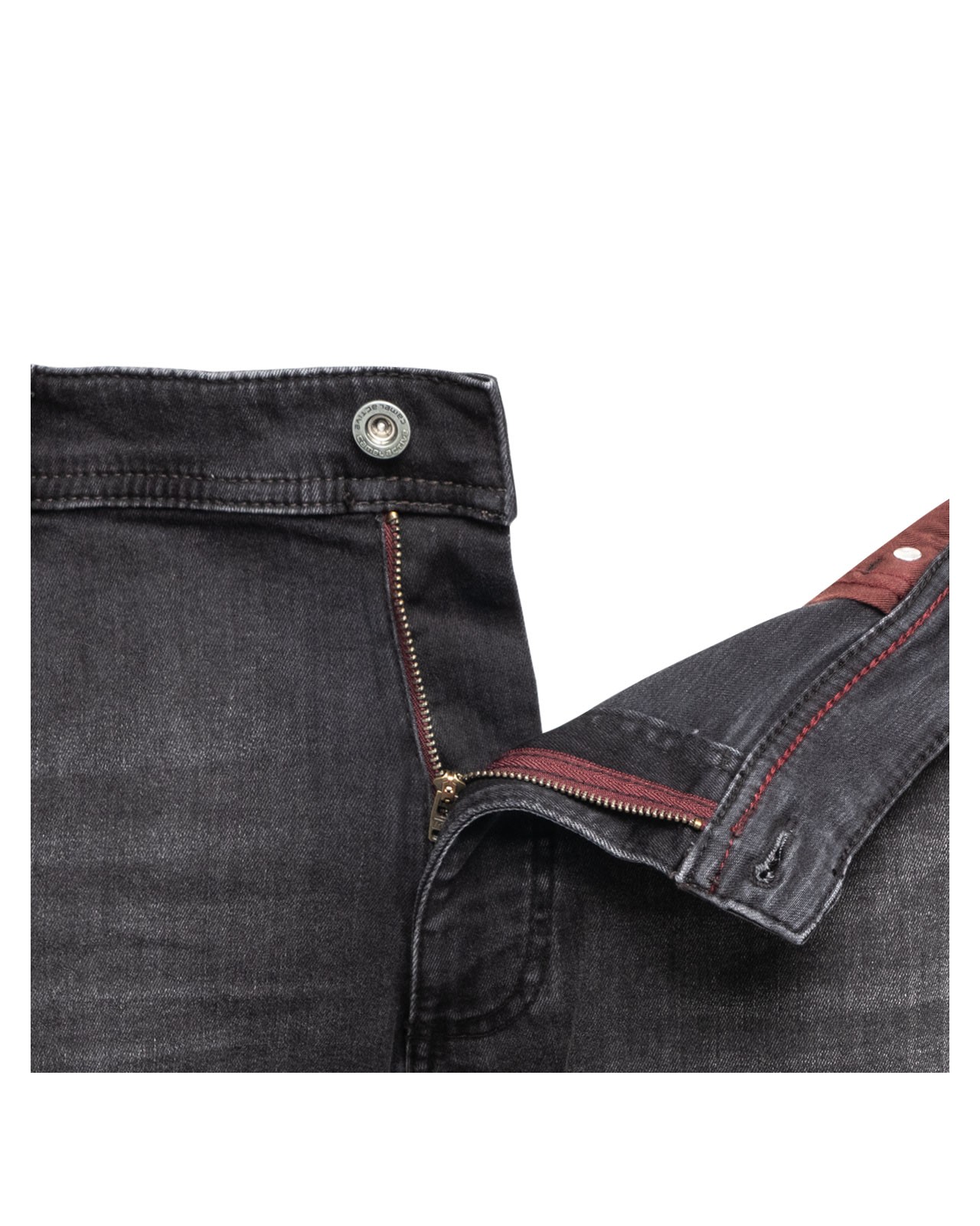 Jean super stretch CM grande taille gris