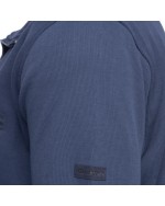 Sweat zippé Mode Monte Carlo grande taille bleu