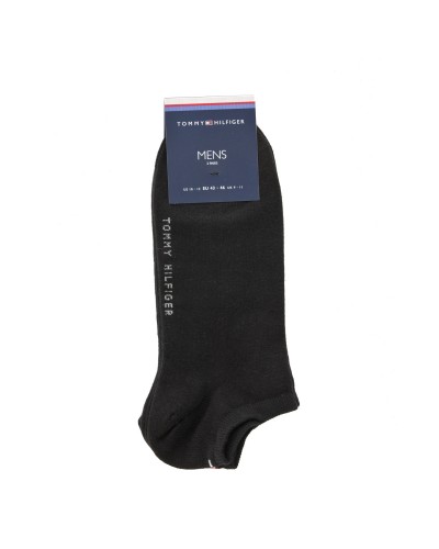 Lot de 2 paires de socquettes Tommy Hilfiger noires en coton