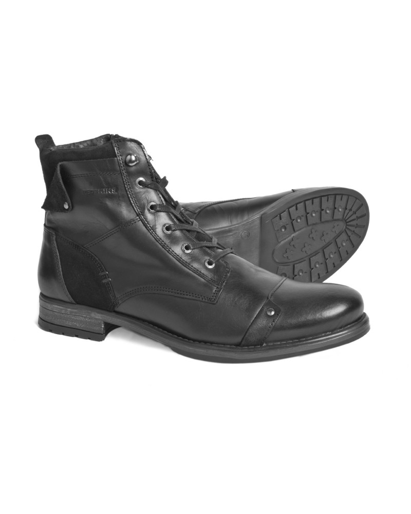 Pay tribute portable motion Bottines Redskins grande taille noir | SIZE-FACTORY
