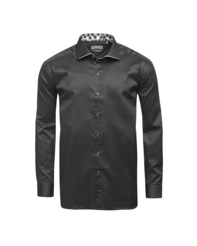 Chemise en twill J.Ordell grande taille noire