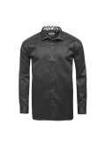 Chemise en twill J.Ordell grande taille noire