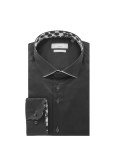 Chemise en twill J.Ordell grande taille noire