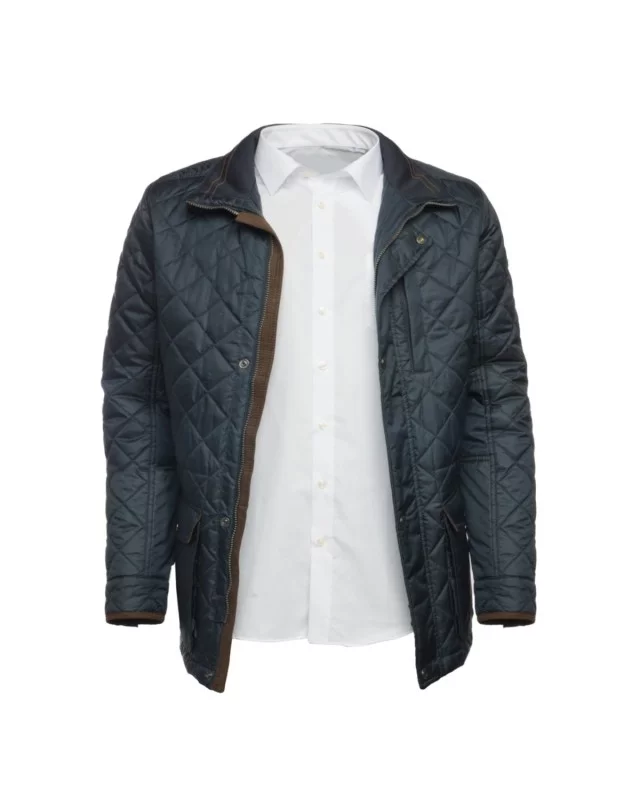 Veste matelassée S4 pour homme grand bleu marine