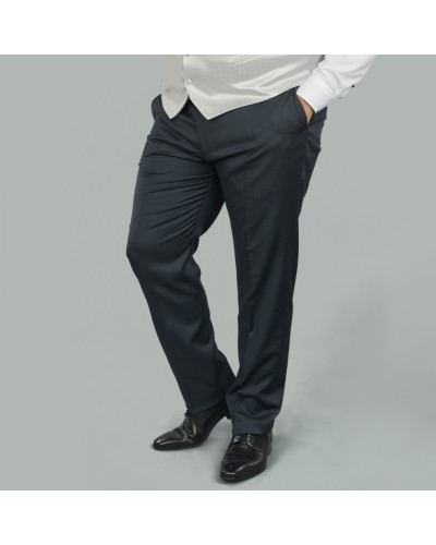 Pantalon de costume Reda bleu marine: grande taille du 52 au 66
