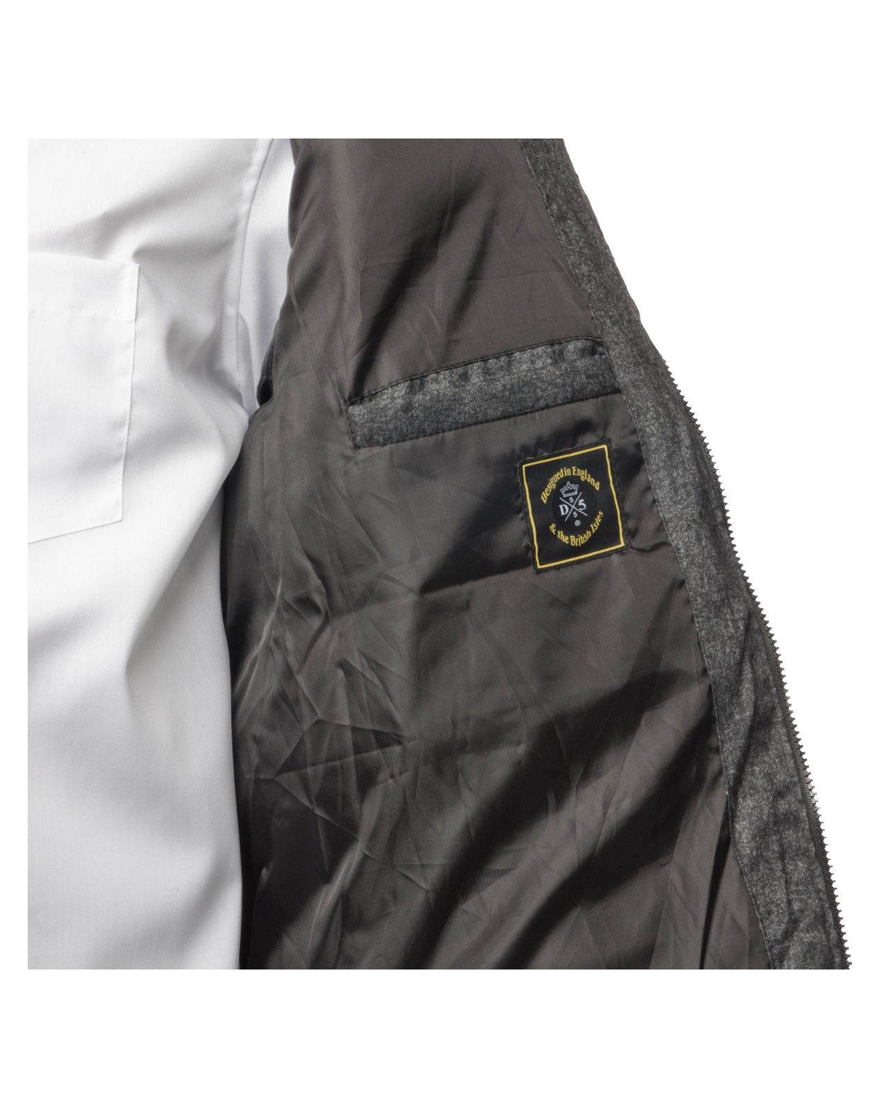 Doudoune bi matière Duke grande taille noir